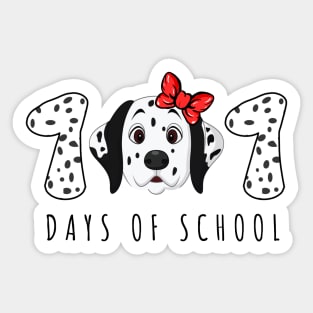 dogs of school Sticker